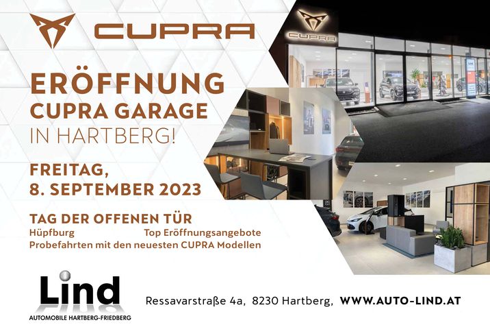 Cupra Schauraumeröffnung